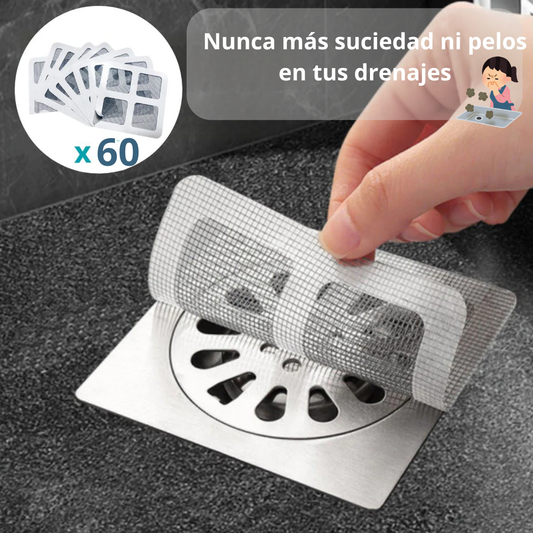 Protector malla para lavaplatos, duchas, lavamos y drenajes en general.